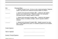 Free 12+ Sample Behavior Contracts In Pdf | Ms Word | Excel | Pages in Student Parent Contract Template