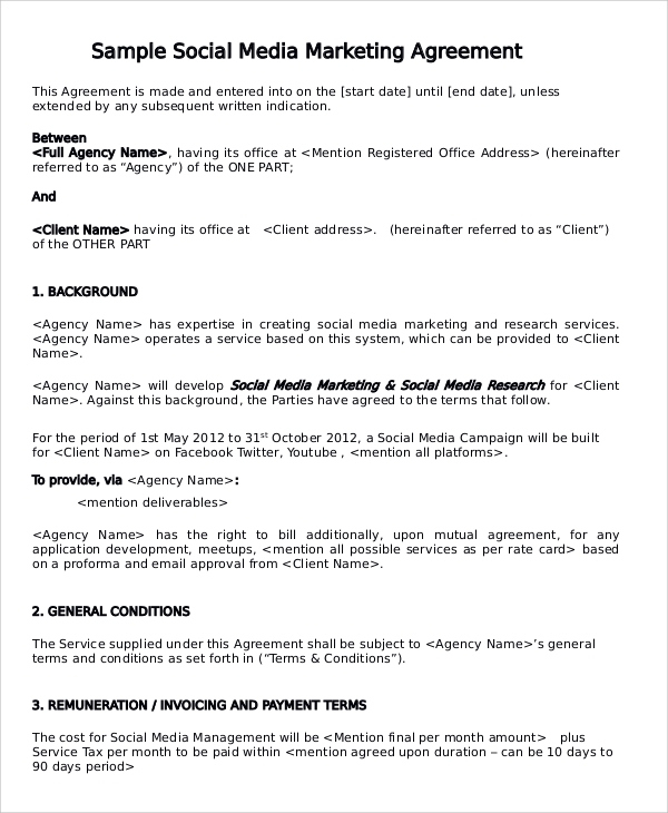 Free 13+ Sample Marketing Consulting Agreement Templates In Pdf | Ms Word regarding Marketing Consultant Contract Template