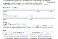 Free 13+ Sample Residential Rental Agreement Templates In Pdf regarding Room Rental Agreement Contract