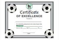 Free 17+ Soccer Certificate Templates In Psd | Ai | Indesign | Ms Word for New Football Certificate Template