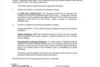 Free 18+ Consulting Agreement Templates - Word, Docs | Free &amp;amp; Premium intended for One Year Employment Contract Template