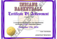Free 20+ Sample Basketball Certificate Templates In Pdf | Ms Word | Psd within Fresh Basketball Tournament Certificate Templates