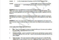 Free 39+ Sample Lease Agreement Forms In Pdf | Ms Word with regard to Buy Out Contract Template