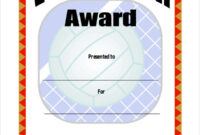 Free 47+ Award Certificate Examples And Samples In Word | Psd | Ai throughout Volleyball Certificate Template Free