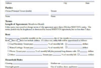 Free 6+ Room For Rent Contract Samples &amp;amp; Templates In Pdf | Ms Word intended for New Room Rental Agreement Contract