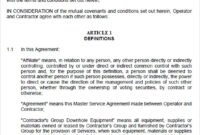 Free 8+ Sample Master Service Agreement Templates In Pdf | Ms Word throughout Terms Of Service Contract Template