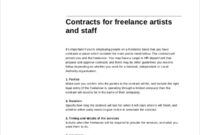 Free 9+ Sample Freelance Contract Templates In Pdf | Ms Word | Google intended for Simple Freelance Writer Agreement Contract