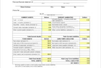 Free 9+ Sample Personal Financial Statement Forms In Pdf with Detailed Personal Financial Statement Template