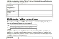 Free 9+ Sample Video Consent Forms In Pdf | Ms Word for School Photography Contract Template