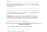 Free Alaska Termination Lease Letter Form | 30-Day Notice – Pdf | Word in Free 30 Day Notice Contract Termination Letter Template