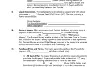Free Arizona Land Contract Template - Pdf | Word - Eforms throughout Free Land Sale Contract Template