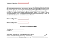 Free Arizona Self-Proving Affidavit Form – Pdf | Word – Eforms throughout Free Personal Appearance Contract Template