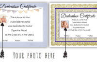 Free Baby Dedication Certificate | Editable And Printable pertaining to Baby Dedication Certificate Templates