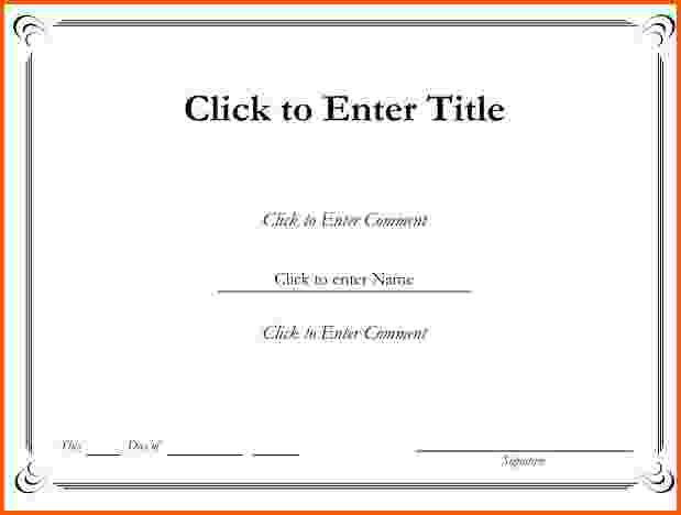 Free Blank Certificate Certificate Border Template Microsoft Word within Training Completion Certificate Template 7 Ideas