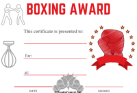 Free Boxing Certificate Template | Trophycentral throughout New Boxing Certificate Template