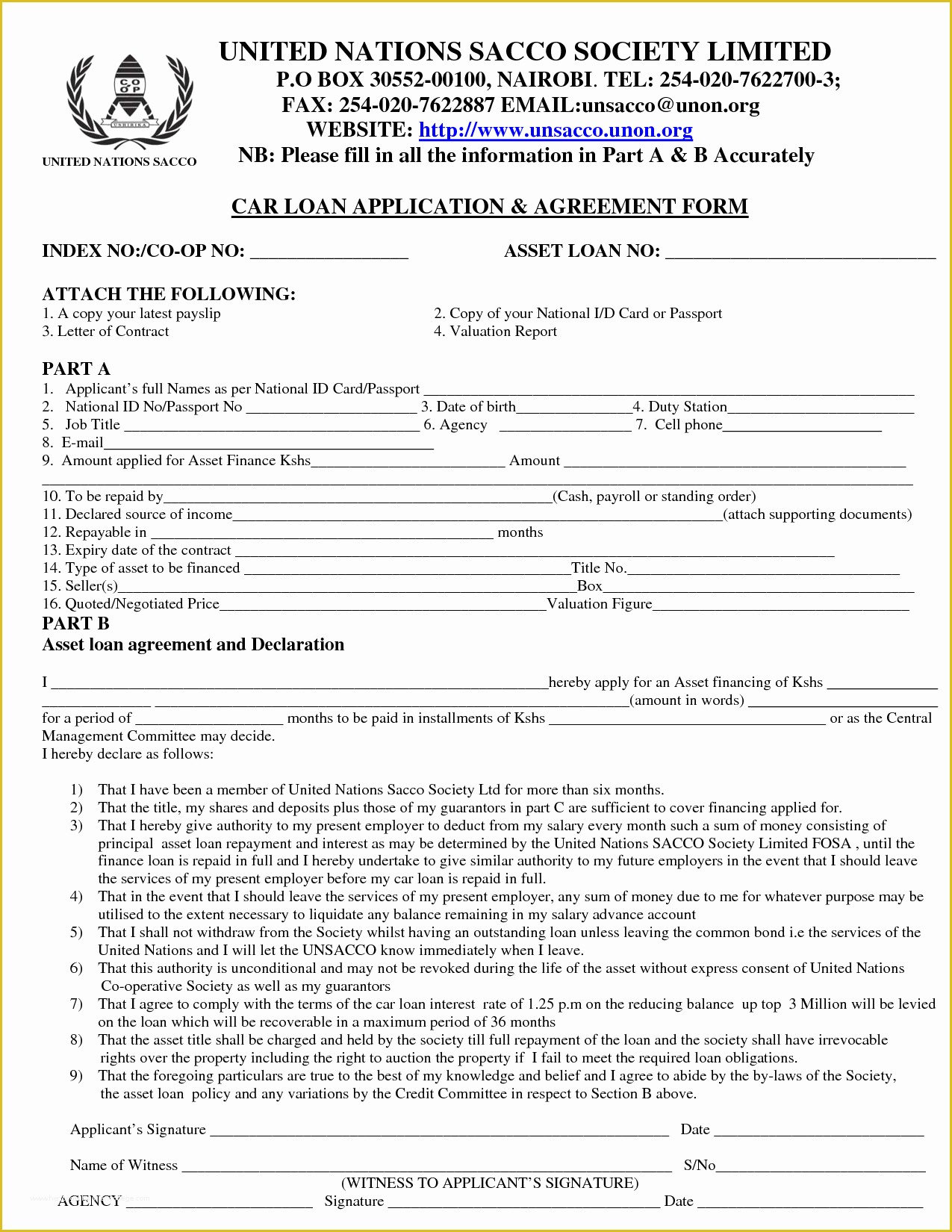 Free Car Loan Agreement Template Of 10 Best Of Car Loan Agreement within Car Loan Contract Template