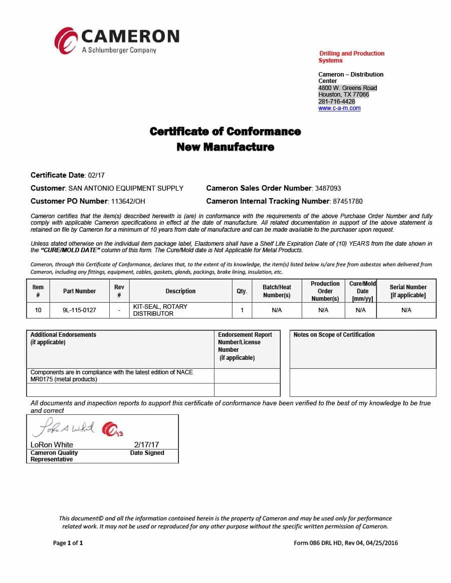 Free Certificate Of Conformance Templates Forms ᐅ Template Lab intended for Fresh Certificate Of Conformance Template Free
