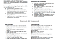 Free College (Dorm) Roommate Agreement | Pdf | Word with College Roommate Contract Template