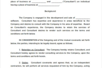 Free Consulting Agreement Template Outstanding Ideas Simple Uk In regarding It Consulting Contract Template
