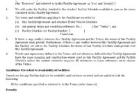 Free Download 5+ Facility Agreement Sample Templates (Pdf, Word, Google for Free Facility Use Contract Template