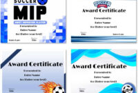 Free Editable Soccer Certificates - Customize Online - Instant Download in Free Soccer Achievement Certificate Template