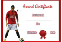 Free Editable Soccer Certificates – Customize Online – Instant Download with regard to Football Certificate Template