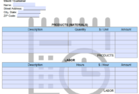 Free Event Planner Invoice Template | Pdf | Word | Excel within Amazing Training Cost Estimate Template