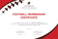 Free Football Certificate Template In Psd, Ms Word, Publisher with regard to Amazing Player Of The Day Certificate Template Free