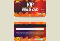 Free Membership Card Template Best Of Front And Back Vip Member Card for Free Choir Certificate Templates 2020 Designs