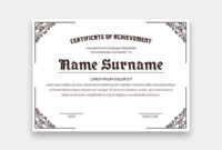 Free Mock Certificate Template | Certificate Templates, Gift inside Simple Mock Certificate Template