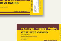 Free Penalty Parking Ticket Template - Illustrator, Word, Apple Pages with Free Valet Parking Contract Template