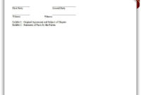 Free Printable Arbitration Or Mediation Agreement Legal Forms | Legal within Amazing Speech Therapy Contract Template