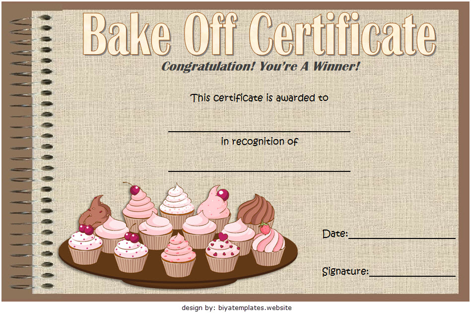 Free Printable Bake Off Certificates Pertaining To Best Bake Off pertaining to New Certificate For Baking 7 Extraordinary Concepts