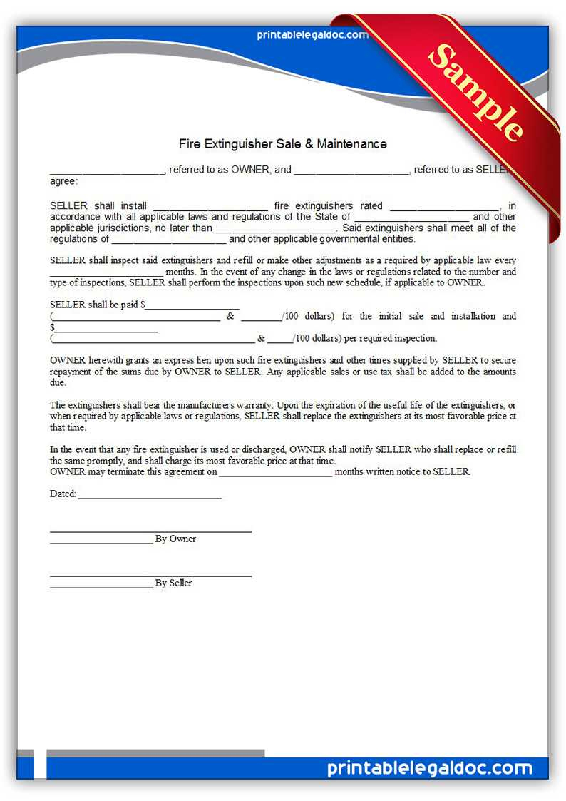 Free Printable Fire Extinguisher Sale &amp; Maintenance With Regard To Fire for New Fire Extinguisher Certificate Template