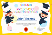 Free Printable Graduation Certificate Templates | Mult-Igry With Regard with Printable Kindergarten Diploma Certificate