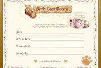 Free Printable Teddy Bear Birth Certificate - Printable Templates throughout Amazing Teddy Bear Birth Certificate Templates Free