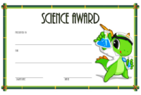Free Science Award Template 2 | Science Awards, Award Templates Free inside Science Fair Certificate Templates