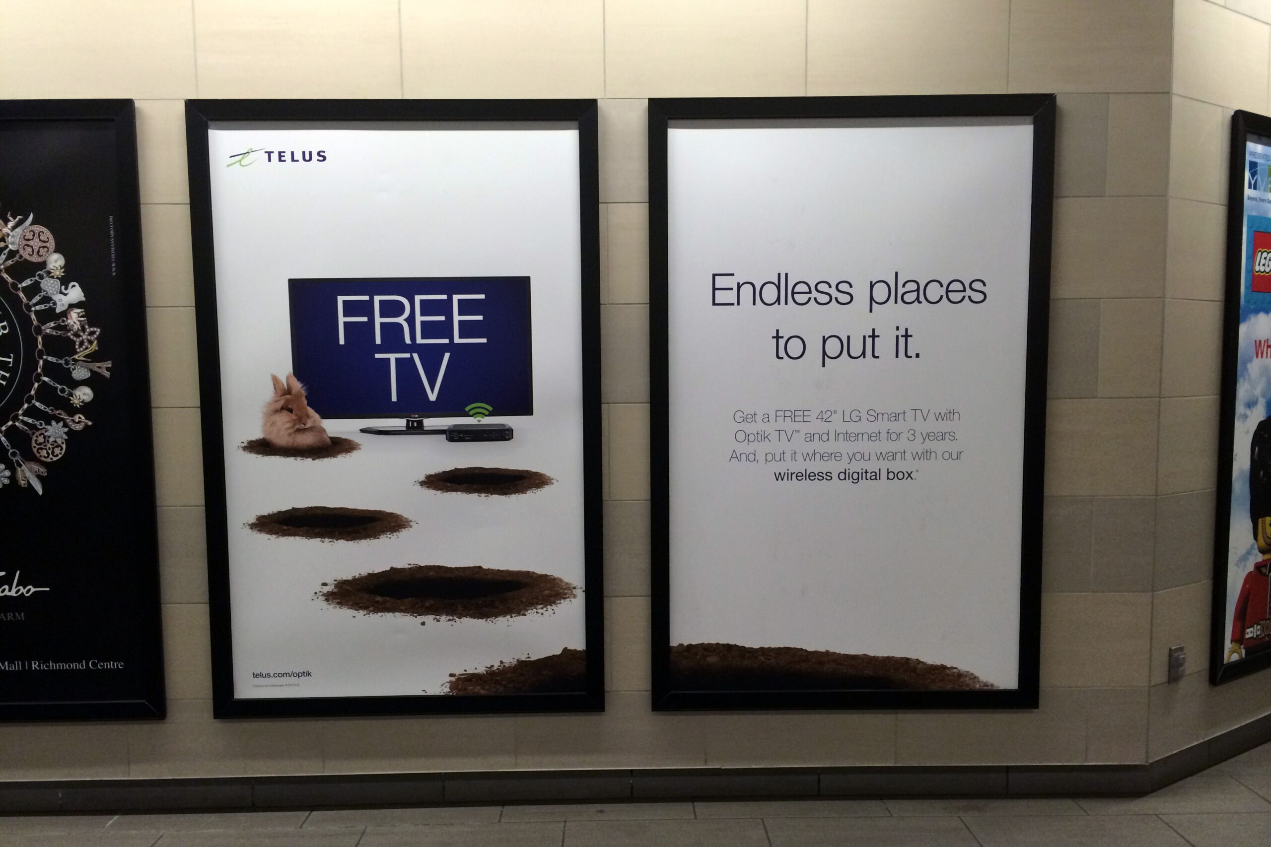 Free #Telus Tv? Agreement Vs Bunny Hole. #Humour Makes Ads Memorable regarding Fascinating Television Advertising Contract Agreement