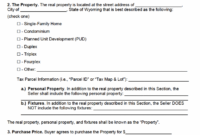 Free Wyoming Real Estate Purchase Agreement Template | Pdf | Word within Fascinating Property Purchase Contract Template