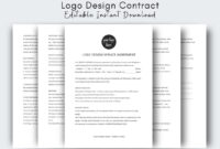 Freelance Logo Design Contract Template Between Designer And | Etsy New in Logo Design Contract Template