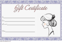 Gift Card For Hairdresser - Turystawlaczkach for Fresh Barber Shop Certificate Free Printable 2020 Designs