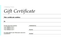 Gift Cert Template – Topa.mastersathletics.co Regarding Mock for Mock Certificate Template