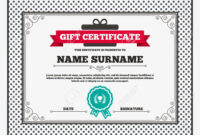 Gift Certificate. First Place Cup Award Sign Icon. Prize For.. For within Fresh First Place Award Certificate Template