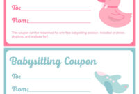 Gift Certificate For Babysitting Templates / Free 19 Sample Printable in Fantastic Babysitting Gift Certificate Template