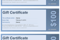 Gift Certificate | Free Template For Word in Fascinating Free Certificate Templates For Word 2007