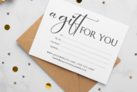 Gift Certificate Template, Editable Gift Certificate Template, Canva with regard to Fresh Donation Certificate Template