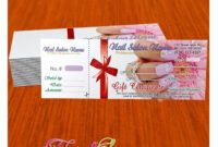 Gift Certificate Template For Nail Salon. Visit Www.nailspadesigns within Nail Salon Gift Certificate