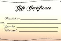 Gift Certificate Template Google Docs - Printable Receipt Template intended for Fascinating Microsoft Gift Certificate Template Free Word