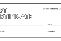 Gift Certificate Templates – Download Free Gift Certificates | Square with Donation Certificate Template