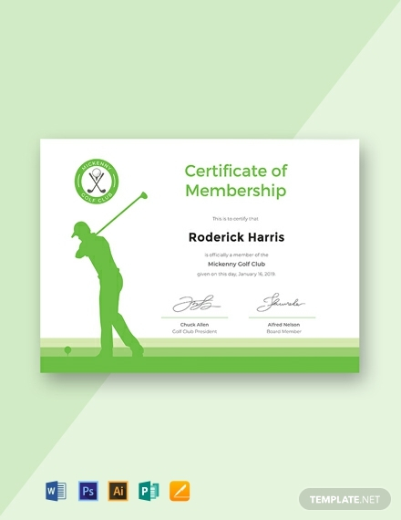 Golf Certificate Templates For Word (3) - Templates Example | T for Fascinating Golf Certificate Template Free